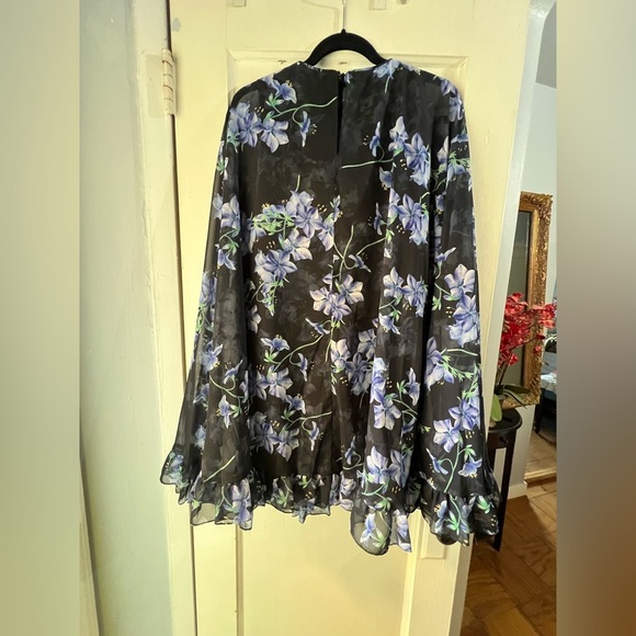 NWT Ieena for MAC DUGGAL Floral Cape Mini Shift Dress 4 - Picture 6 of 16